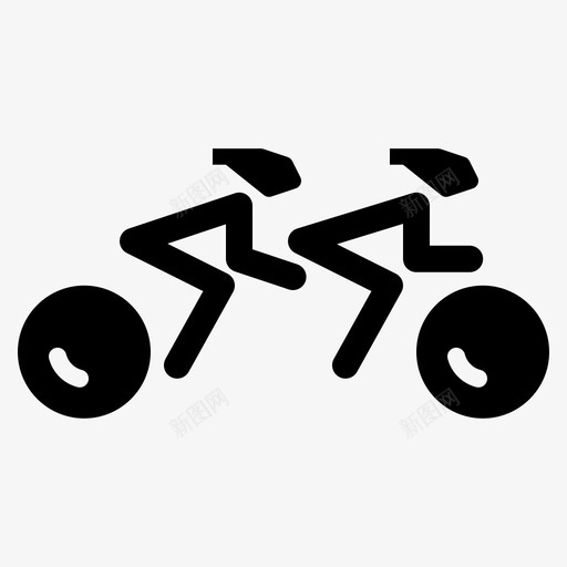 自行车赛道奥运会残奥会图标svg_新图网 https://ixintu.com 奥运会 残奥会 残奥会雕文 比赛专用 自行车赛道