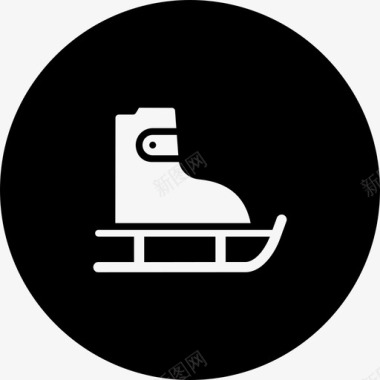 溜冰好玩鞋子图标图标