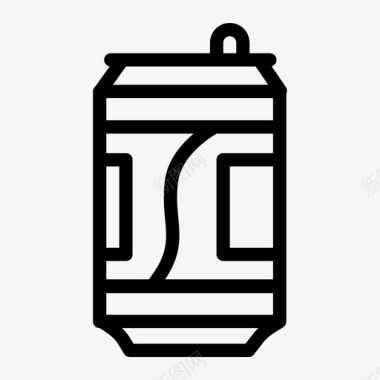 罐头铝饮料图标图标