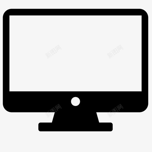 显示器电脑imac图标svg_新图网 https://ixintu.com imac iproducts pc 显示器 电脑