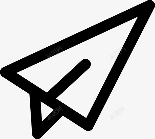 纸飞机递送飞行图标svg_新图网 https://ixintu.com 信息 发送 纸飞机 递送 随机 飞行