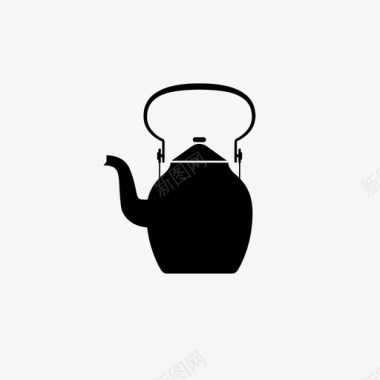 阿拉伯茶壶阿拉伯饮料图标图标