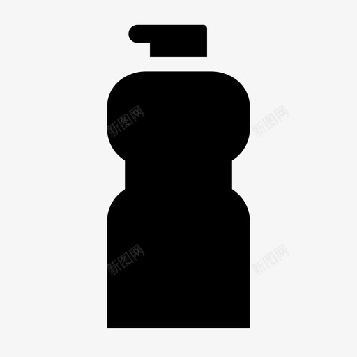 水瓶饮用健身雕文图标svg_新图网 https://ixintu.com 健身雕文 水瓶 饮用