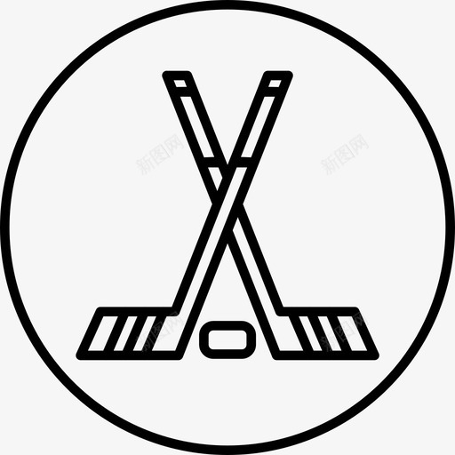 曲棍球加拿大冰上图标svg_新图网 https://ixintu.com 冰上 加拿大 奥运会 曲棍球 里约奥运会