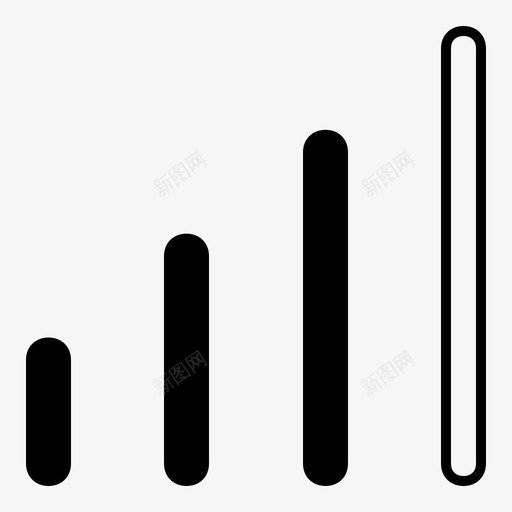 中信号互联网音量图标svg_新图网 https://ixintu.com wifi wifi状态 中信号 互联网 无线 音量