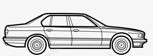 宝马7系第二代汽车宝马7系图标图标