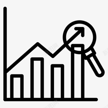 分析销售报告图标图标