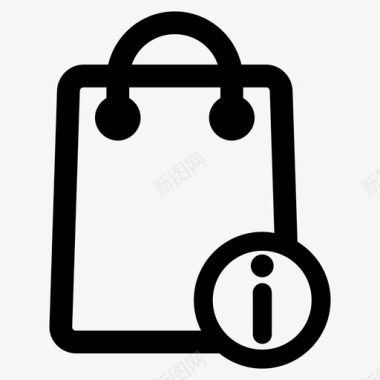 购物袋信息购买钱包图标图标