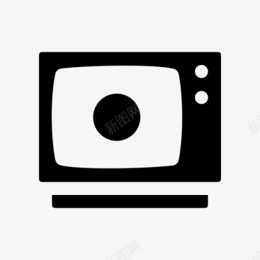 电视记录娱乐媒体图标图标