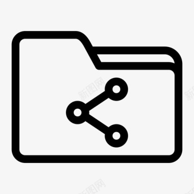 文件夹共享数据存储数据库图标图标