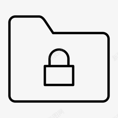 锁定文件夹集合数据文件夹图标图标