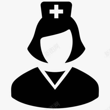护士医院医院护士图标图标