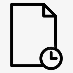 等待页面文件等待办公文档页面文件图标高清图片