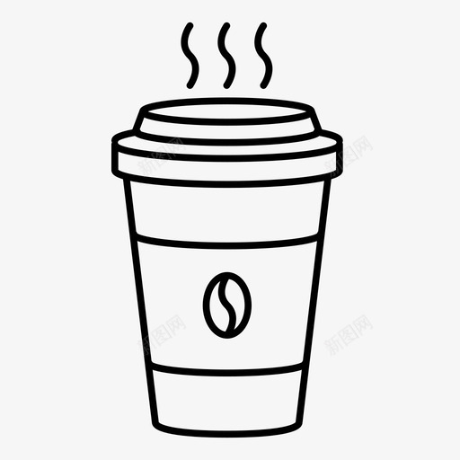 咖啡杯饮料冷的图标svg_新图网 https://ixintu.com 冷的 咖啡杯 热的 玻璃杯 能量 饮料
