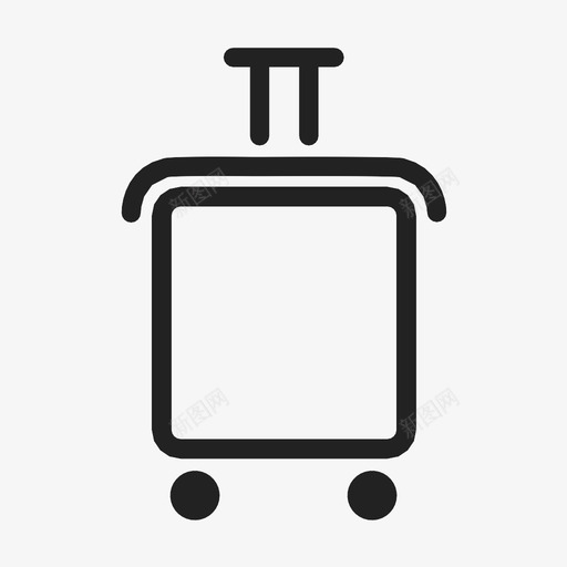 行李机场旅行图标svg_新图网 https://ixintu.com 手推车 旅行 机场 行李