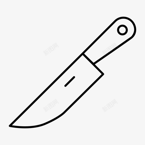 刀厨师烹饪图标svg_新图网 https://ixintu.com 刀 切割 厨师 厨房 家用 烹饪