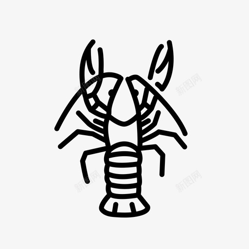 小龙虾淡水龙虾图标svg_新图网 https://ixintu.com 小龙虾 泥鳅 淡水 淡水生命 淡水龙虾 龙虾