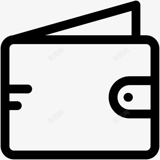 钱包卡片夹商务可爱的图标svg_新图网 https://ixintu.com 卡片夹 商务可爱的图标 钱包