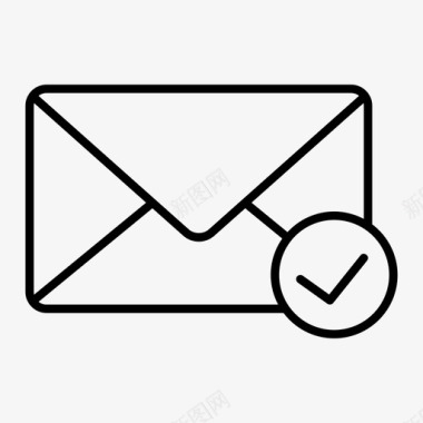 电子邮件接受电子邮件收件箱图标图标