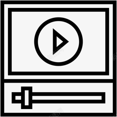 媒体播放器视频音乐图标图标