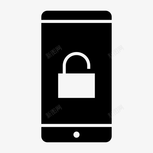 智能手机解锁手机iphone图标svg_新图网 https://ixintu.com iphone 手机 技术 智能手机解锁 触摸屏