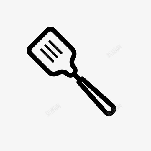 采购产品抹刀烹饪食物图标svg_新图网 https://ixintu.com 厨房 厨房用具新 器具 烹饪 特纳 采购产品抹刀 食物