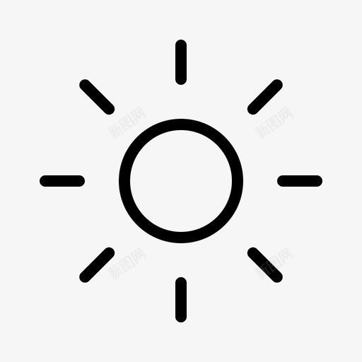 太阳大气大气状况图标svg_新图网 https://ixintu.com 大气 大气状况 天气 太阳 预报