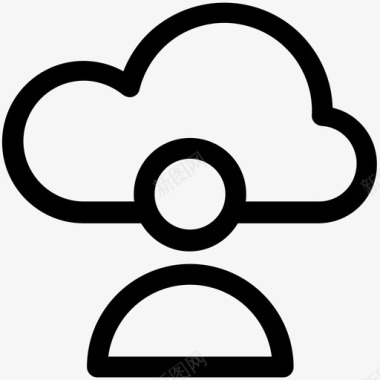 云管理云计算icloud图标图标