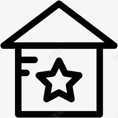 房子家豪宅图标图标