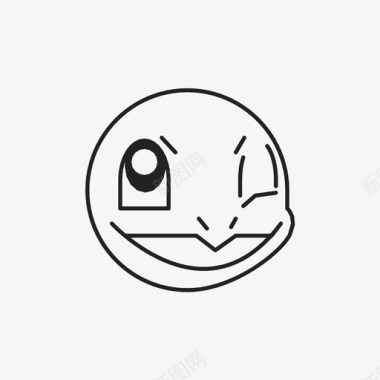squirtle眨眼squirtlewinkpokemon图标图标
