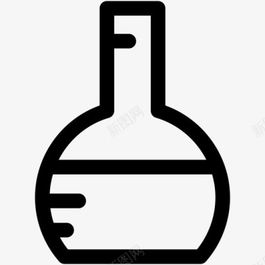 锥形烧瓶溶液结果图标图标