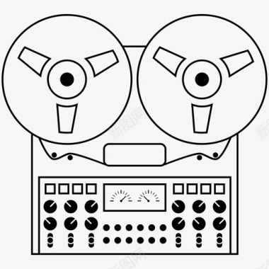 录音机1音乐制作图标图标