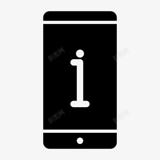 智能手机信息手机iphone图标svg_新图网 https://ixintu.com iphone 手机 技术 智能手机信息 触摸屏