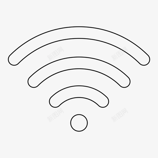 wifi关闭连接互联网图标svg_新图网 https://ixintu.com wifi关闭 互联网 信号 无线 路由器 连接