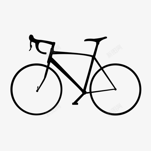 简单的自行车自行车公路自行车图标svg_新图网 https://ixintu.com 公路自行车 简单的自行车 自行车