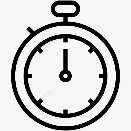 现代钟表商务计时器图标svg_新图网 https://ixintu.com 商务计时器 图标 现代钟表