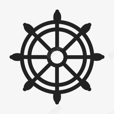 船轮航海航行图标图标