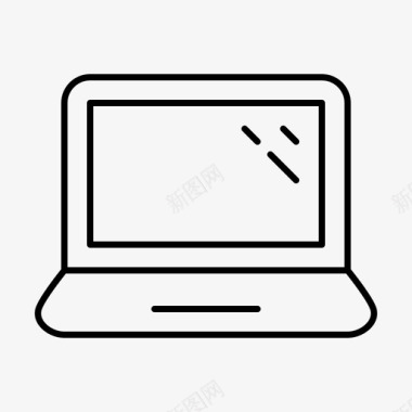 笔记本电脑电子硬件图标图标