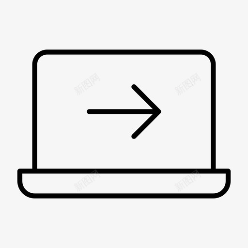下一个笔记本笔记本电脑屏幕macbook图标svg_新图网 https://ixintu.com macbook 上网本 下一个笔记本 屏幕通知 笔记本电脑屏幕