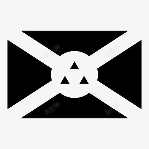 布隆迪国家国旗图标svg_新图网 https://ixintu.com 几何体 国家 国旗 布隆迪 旗帜 身份