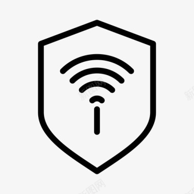 安全wifi锁定wifishield图标图标