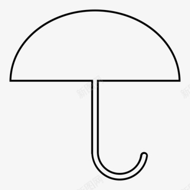 伞遮阳伞图标图标