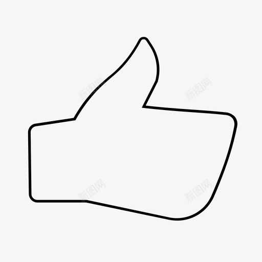 喜欢很好竖起大拇指图标svg_新图网 https://ixintu.com 喜欢 很好 竖起大拇指