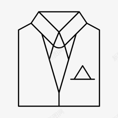 商务服装服装时装图标图标