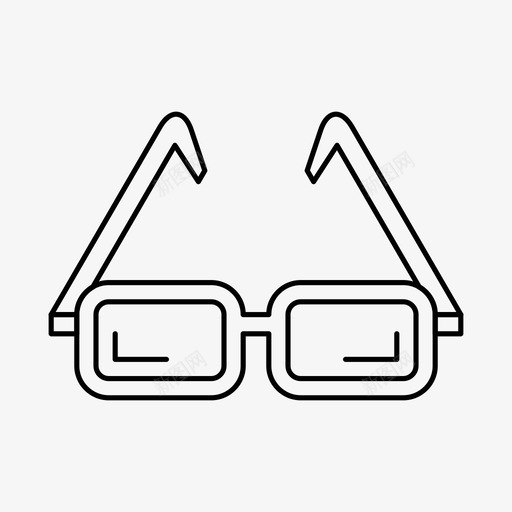 眼镜眼睛太阳镜图标svg_新图网 https://ixintu.com 太阳镜 眼睛 眼镜