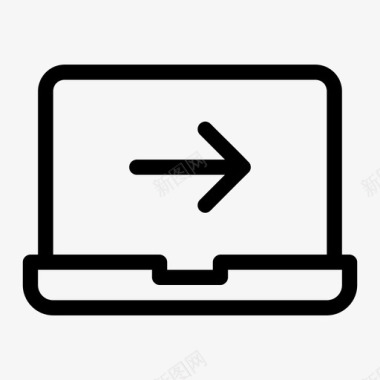 笔记本电脑下一页笔记本电脑界面macbook图标图标