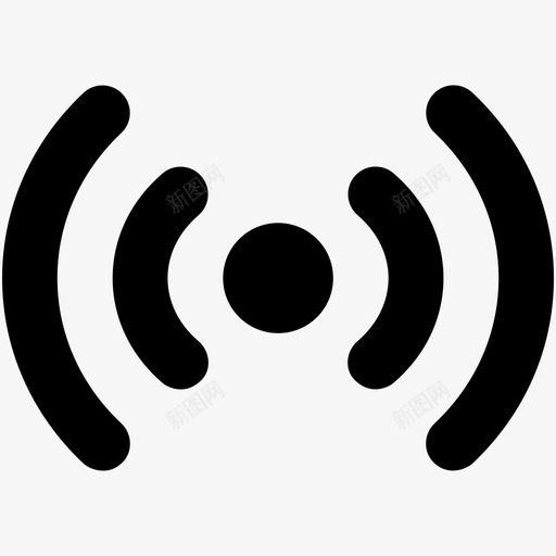 wifiwifi信号wifi区域图标svg_新图网 https://ixintu.com 475个动作矢量图标 wifi wifi信号 wifi区域 无线互联网 无线保真度 无线网络