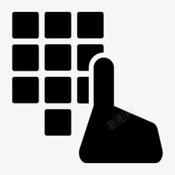 手遮挡密码键盘数字键盘1代码图标高清图片
