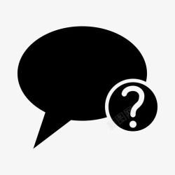 未知应用未知聊天泡泡聊天应用程序社交图标高清图片
