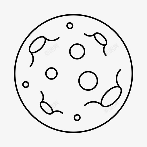 月球陨石坑地球图标svg_新图网 https://ixintu.com 地球 太空 星球简笔画 月球 简笔画陨石坑 行星 陨石坑